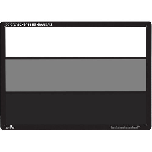 Calibrite ColorChecker 3-Step Grayscale Frontview