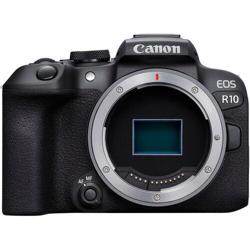 Canon EOS R10 24.2MP APS-C mirrorless camera with RF mount and fast autofocus for photography and video in UAE