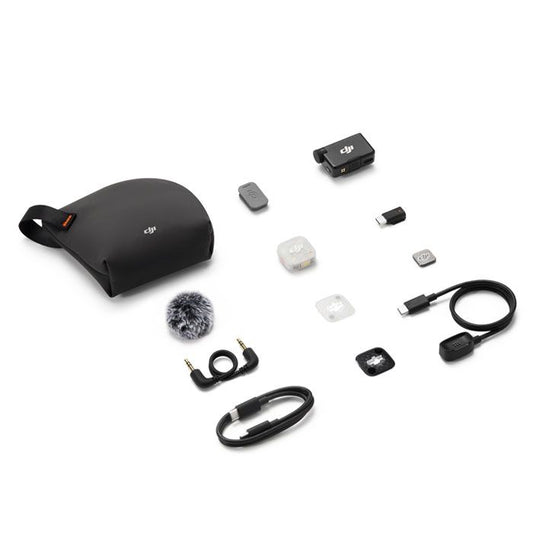 DJI Mic Mini 2S wireless microphone system with one transmitter and one receiver