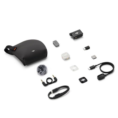 DJI Mic Mini 2S wireless microphone system with one transmitter and one receiver