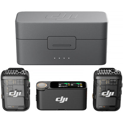 DJI Mic 2 Wireless Microphone System for Camera & Smartphone (2.4 GHz) Front View
