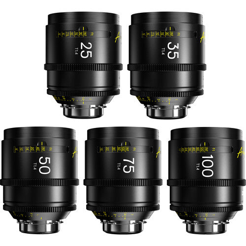 DZOFilm Arles FF/VV Prime Cine 5-Lens Set with ARRI PL mount for professional full-frame and Vista Vision cinema cameras