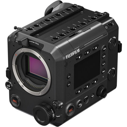 FUJIFILM GFX ETERNA 55 cinema camera with large-format sensor and FUJIFILM G ARRI PL mount compatibility