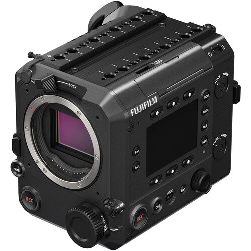 FUJIFILM GFX ETERNA 55 cinema camera with large-format sensor and FUJIFILM G ARRI PL mount compatibility
