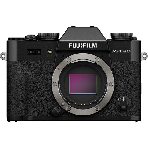 FUJIFILM X-T30 III mirrorless camera body available in Black, Silver, and Charcoal Silver