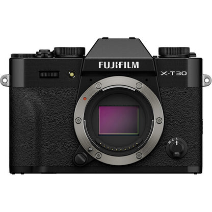 FUJIFILM X-T30 III mirrorless camera body available in Black, Silver, and Charcoal Silver