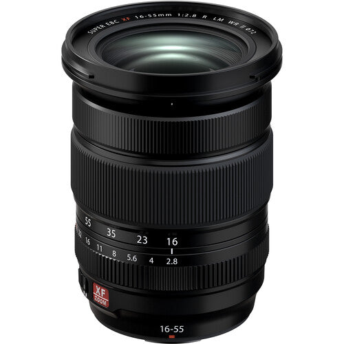 FUJIFILM XF 16-55mm f/2.8 R LM WR II lens for Fujifilm X-mount mirrorless cameras with weather-resistant design