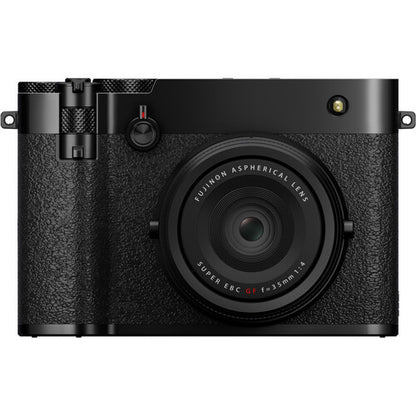 Fujifilm GFX100RF medium-format camera in black