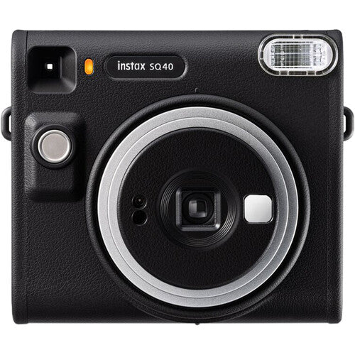 FUJIFILM INSTAX SQUARE SQ40 Camera (Black) front view