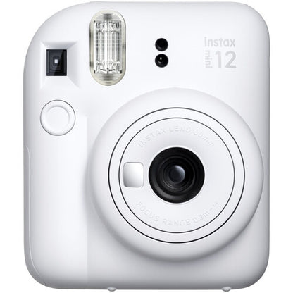 Fujifilm Instax Mini 12 White Clay Camera front view