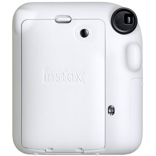 Fujifilm Instax Mini 12 White Clay Camera back view