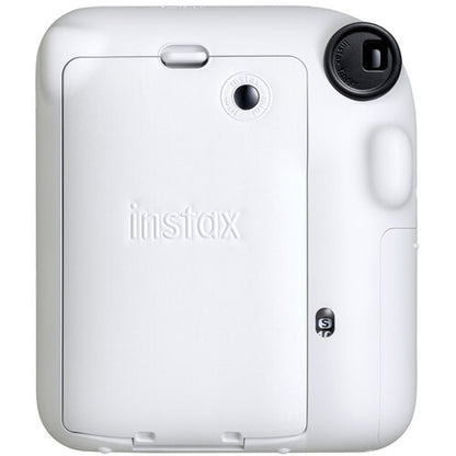 Fujifilm Instax Mini 12 White Clay Camera back view
