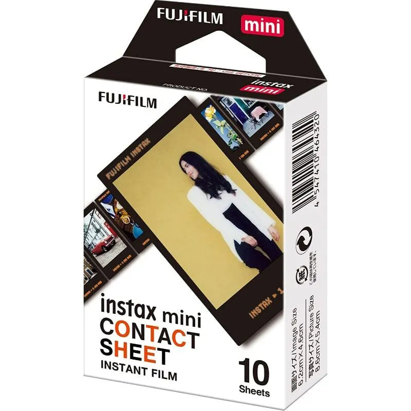 Fujifilm Instax Mini Contact Sheet Instant Film pack