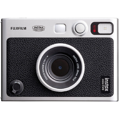 Fujifilm Instax Mini Evo Camera With 10 sheets Film Pack front view