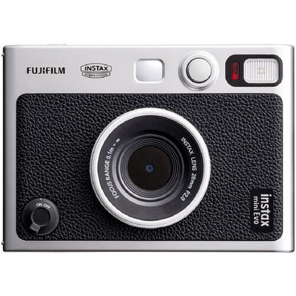 Fujifilm Instax Mini Evo Camera With 10 sheets Film Pack front view