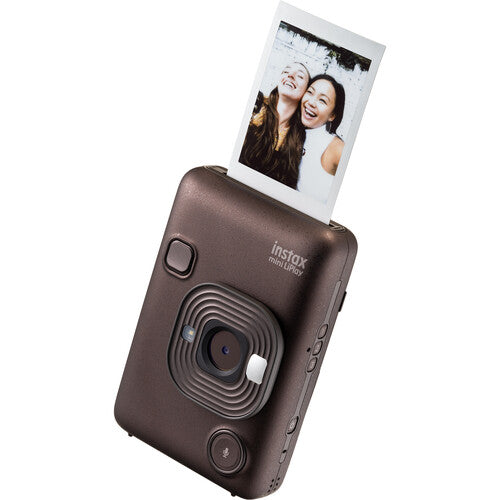 Fujifilm Instax Mini LiPlay Hybrid Instant Camera in Deep Bronze