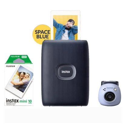 Fujifilm Instax Pal Bundle Box in Blue with printer and accessories