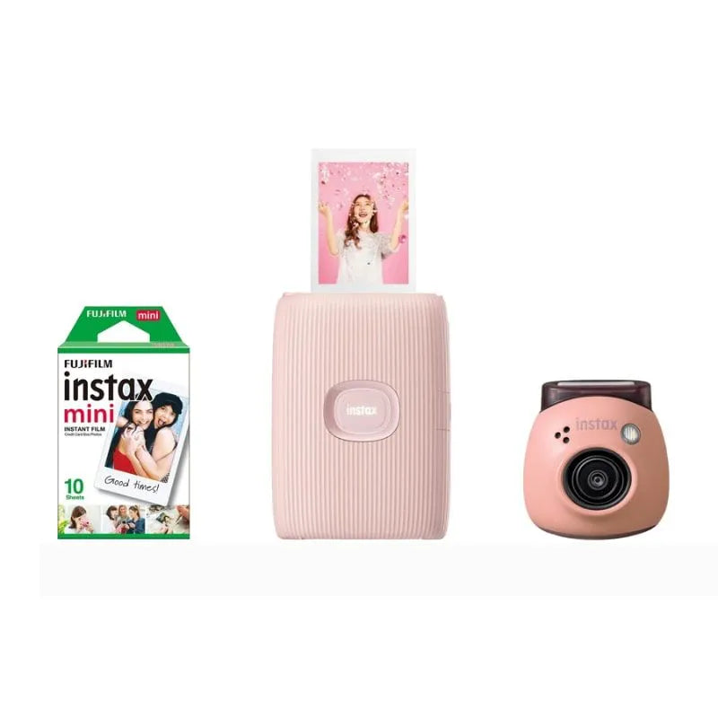 Fujifilm Instax Pal Bundle Box in Pink with printer and accessories
