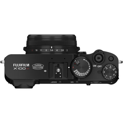 FUJIFILM X100VI Digital Camera (Black) Up View
