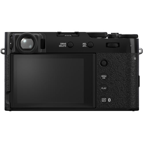 FUJIFILM X100VI Digital Camera (Black) Back View

