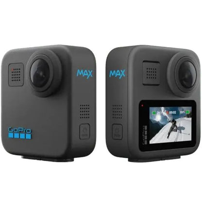 GoPro MAX 360 Camera Black front and side view