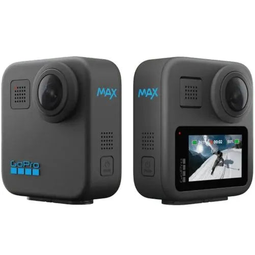 GoPro MAX 360 Camera Black front and side view