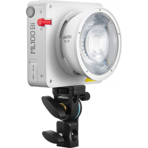 Godox ML100Bi portable bi-color COB LED video light with carry case for content creation and filmmaking