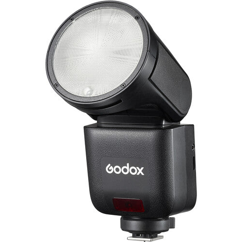 Godox V1mid S TTL round head on-camera flash for Sony,Canon,Nikon,Fujifilm with compact body and lithium battery