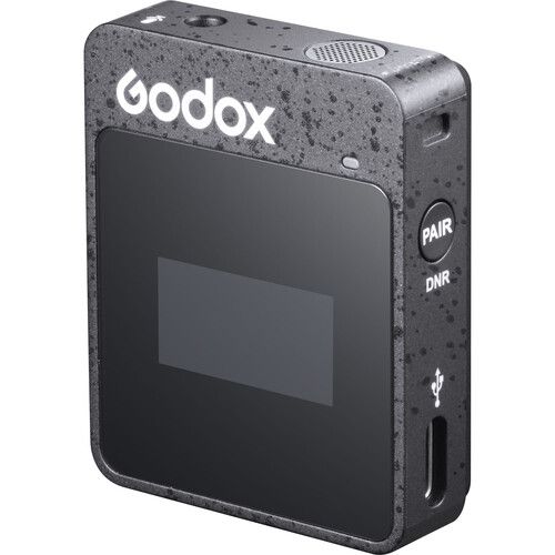 Godox MoveLink II M1 single 2.4GHz Wireless Microphone System for Cameras Side View
 