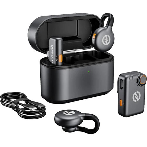 Hollyland LARK M2S Combo Wireless Microphone System Front View