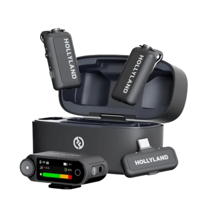 Hollyland Lark MAX 2 Combo (Space Gray) Front View