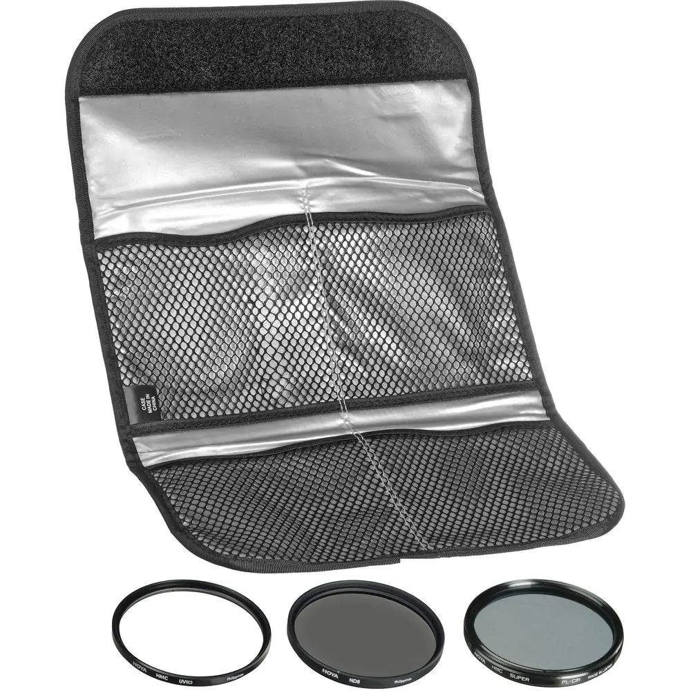 Hoya 77mm Digital Filter Kit II UV,PL-CIR,ND-8 front view