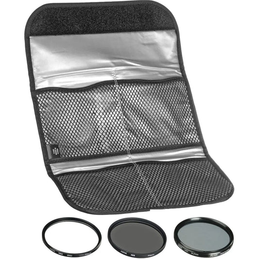 Hoya 77mm Digital Filter Kit II UV,PL-CIR,ND-8 front view