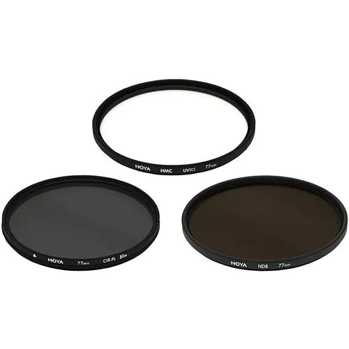 Hoya 77mm Digital Filter Kit II UV,PL-CIR,ND-8 middle view