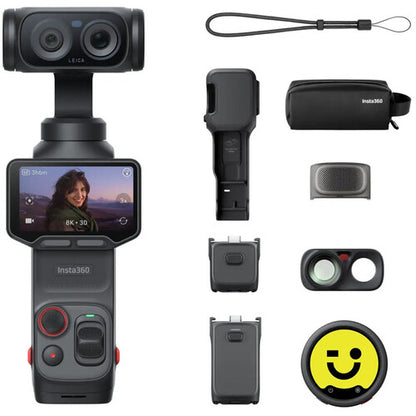Insta360 Luna Ultra Creator Bundle in Cosmic Black with creator accessories for content production