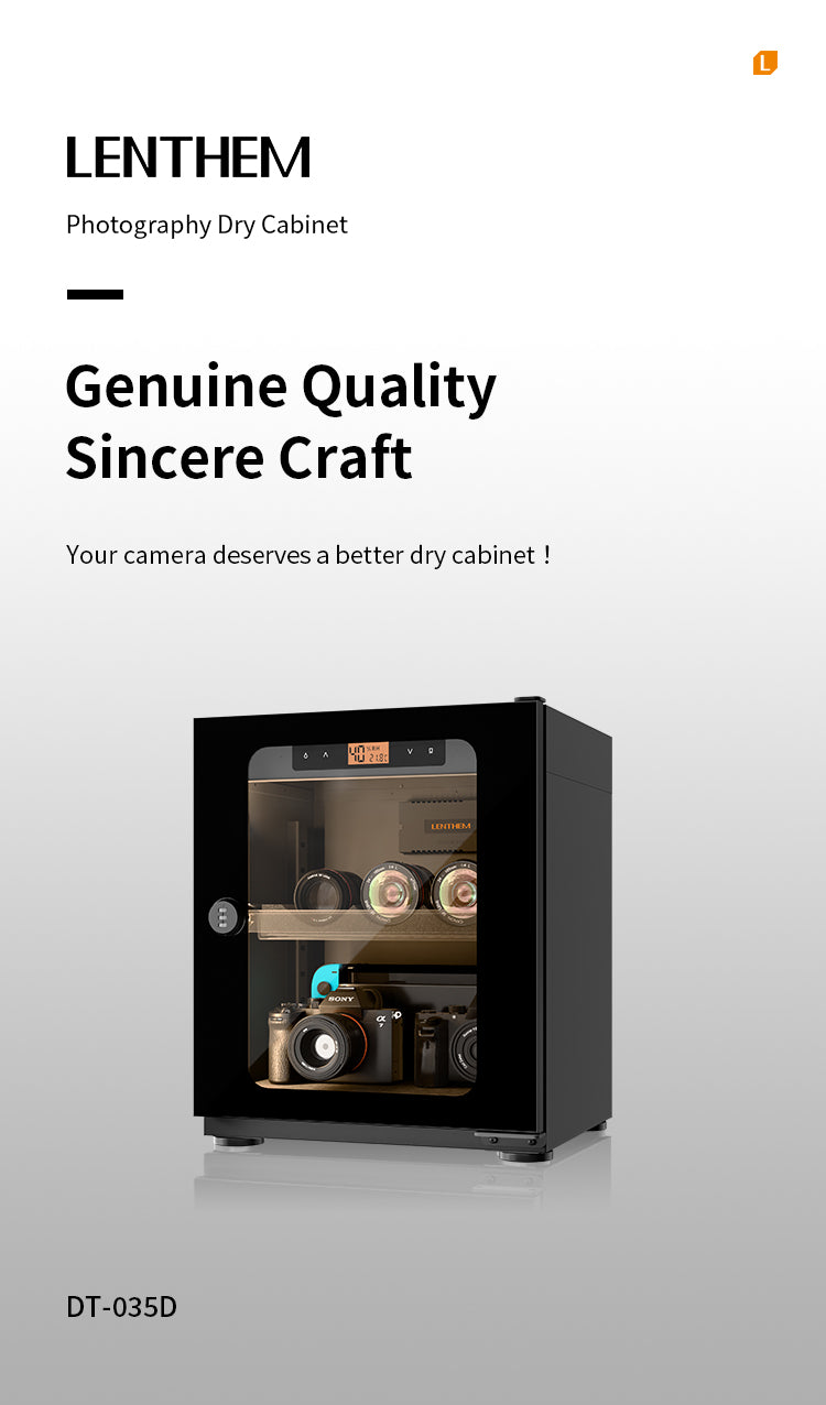 LENTHEM Photography Dry Cabinet -35L