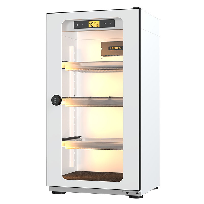 LENTHEM 55L Photography Dry Cabinet black and white humidity control storage for cameras and lenses