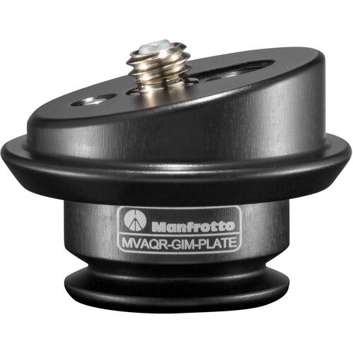 Manfrotto MOVE quick release GimBoom 15 degree offset leveling plate for camera support systems