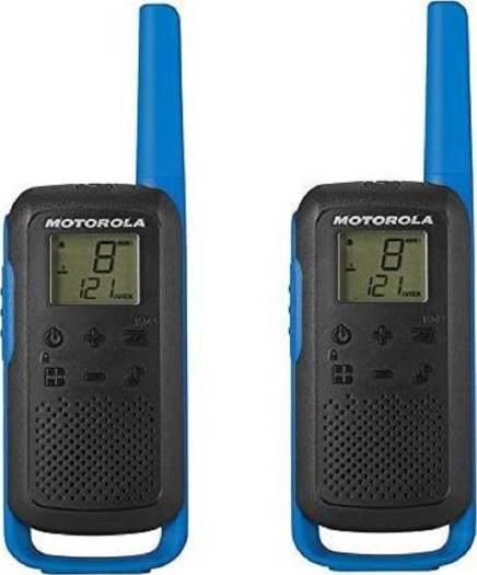 Motorola Talkabout T62 blue walkie-talkies twin pack for outdoor communication and family adventures