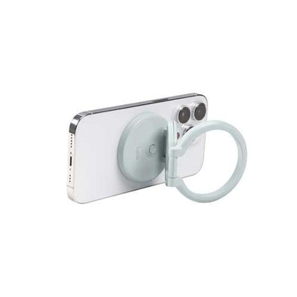 NANLITE Lumo Phone Ring Light (MagSafe Compatible) (Mint Blue) Side View
 
