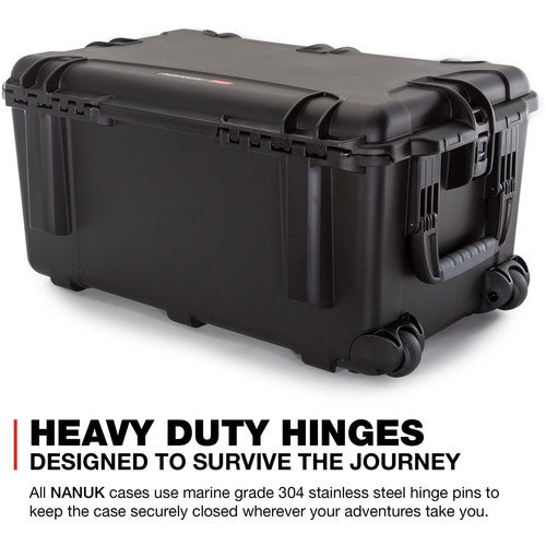 Nanuk 965 Wheeled Hard Case with Foam Insert (Black, 119.7L)