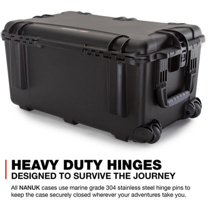 Nanuk 965 Wheeled Hard Case with Foam Insert (Black, 119.7L)
