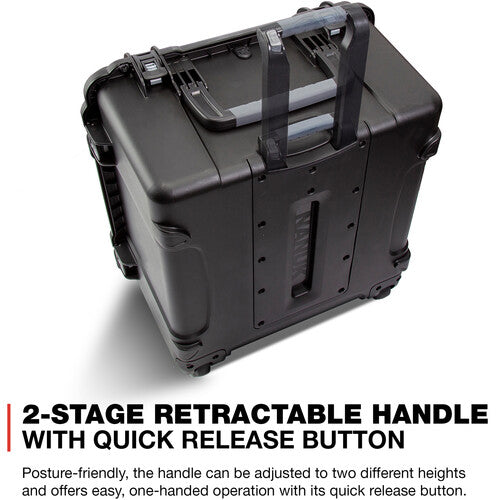 Nanuk 970 Wheeled Hard Case with Foam Insert (Black, 134L)