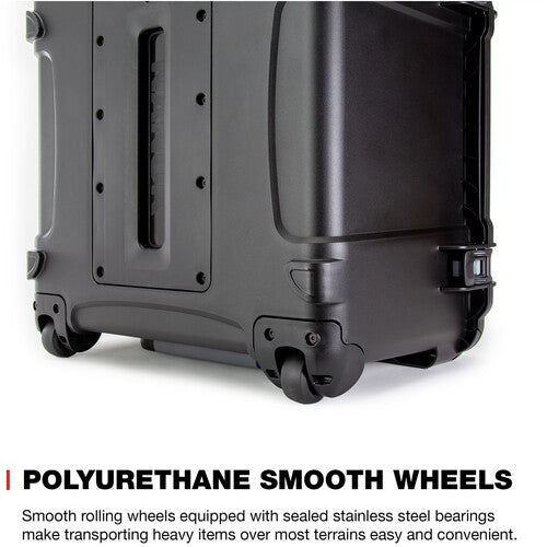 Nanuk 970 Wheeled Hard Case with Foam Insert (Black, 134L)