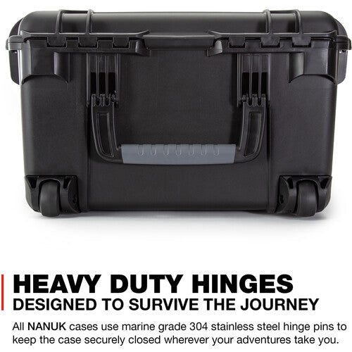 Nanuk 970 Wheeled Hard Case with Foam Insert (Black, 134L)