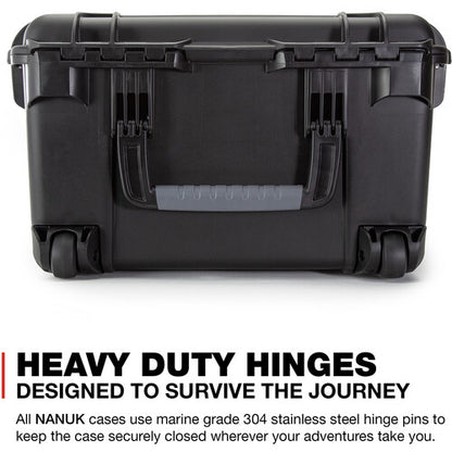 Nanuk 970 Wheeled Hard Case with Foam Insert (Black, 134L)