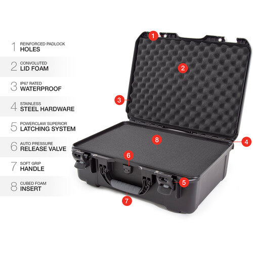 Nanuk 940 hard protective case with foam insert