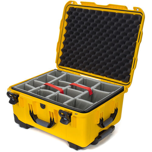 Nanuk 950 wheeled hard protective case with cubed foam insert