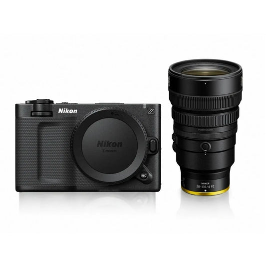 Nikon ZR 6K full-frame cinema camera with NIKKOR Z 28-135mm f/4 PZ lens kit