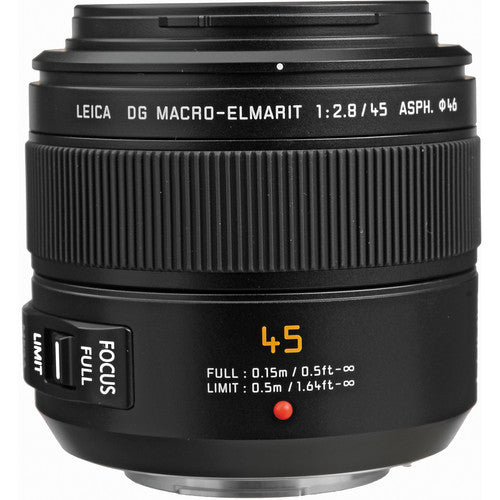 Panasonic Leica DG Macro-Elmarit 45mm f/2.8 ASPH. MEGA O.I.S. macro lens for Micro Four Thirds cameras